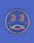 Glitch Face - Sticker