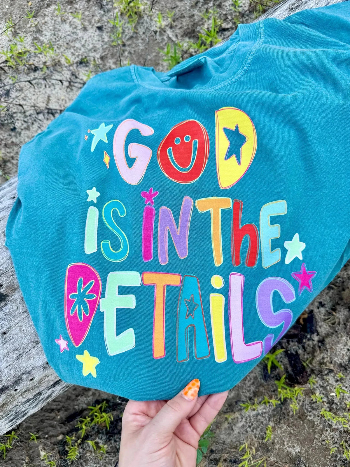 God Is In The Details tee or sweatshirt - Quarter Circle AK Boutique