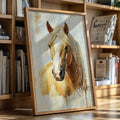 Golden Palomino in Brushstroke Light - Quarter Circle AK Boutique