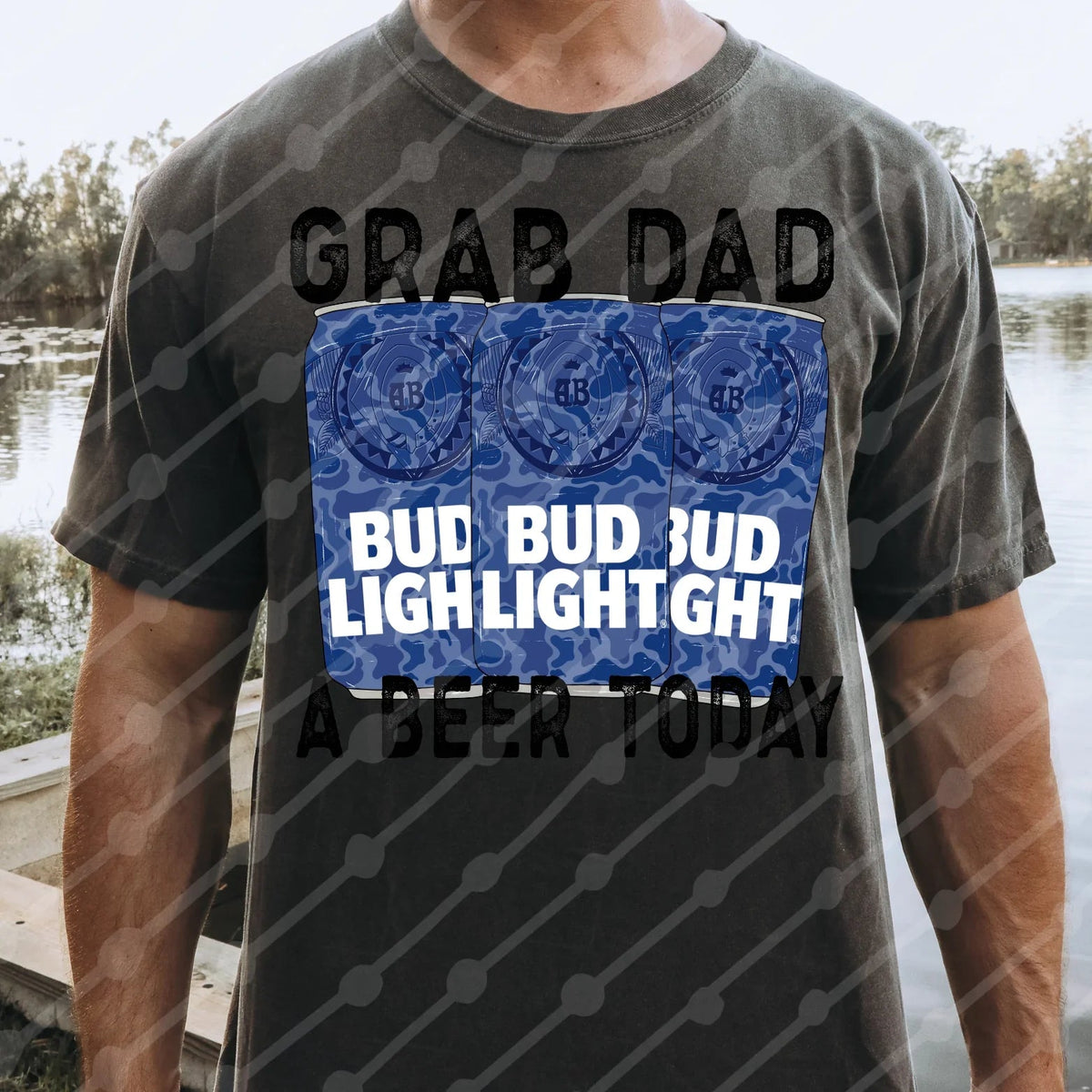 Grab Dad A Beer Today Bud tee or sweatshirt - Quarter Circle AK Boutique