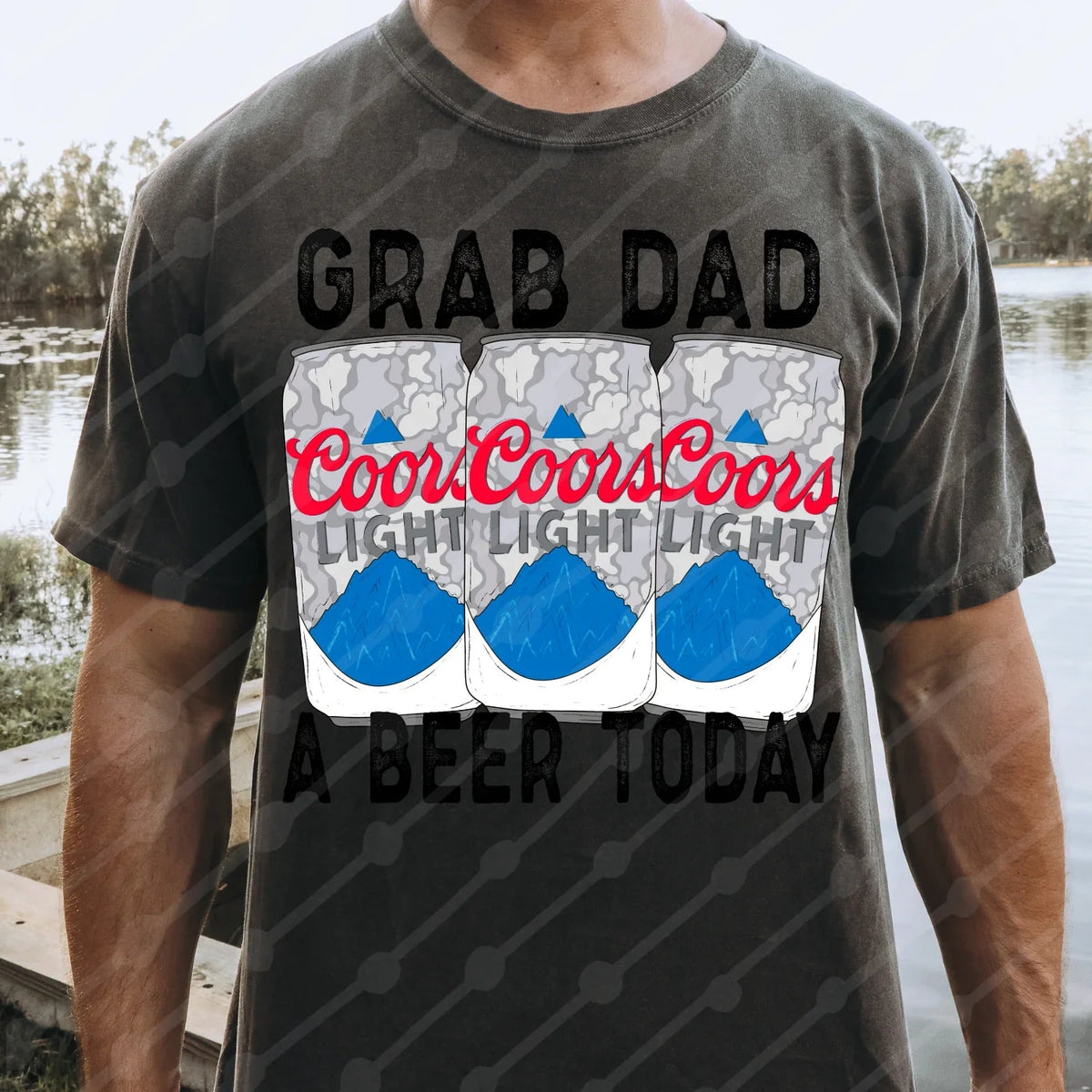 Grab Dad a beer today tee or sweatshirt - Quarter Circle AK Boutique