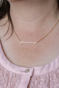 "Grammy" Necklace - Quarter Circle AK Boutique