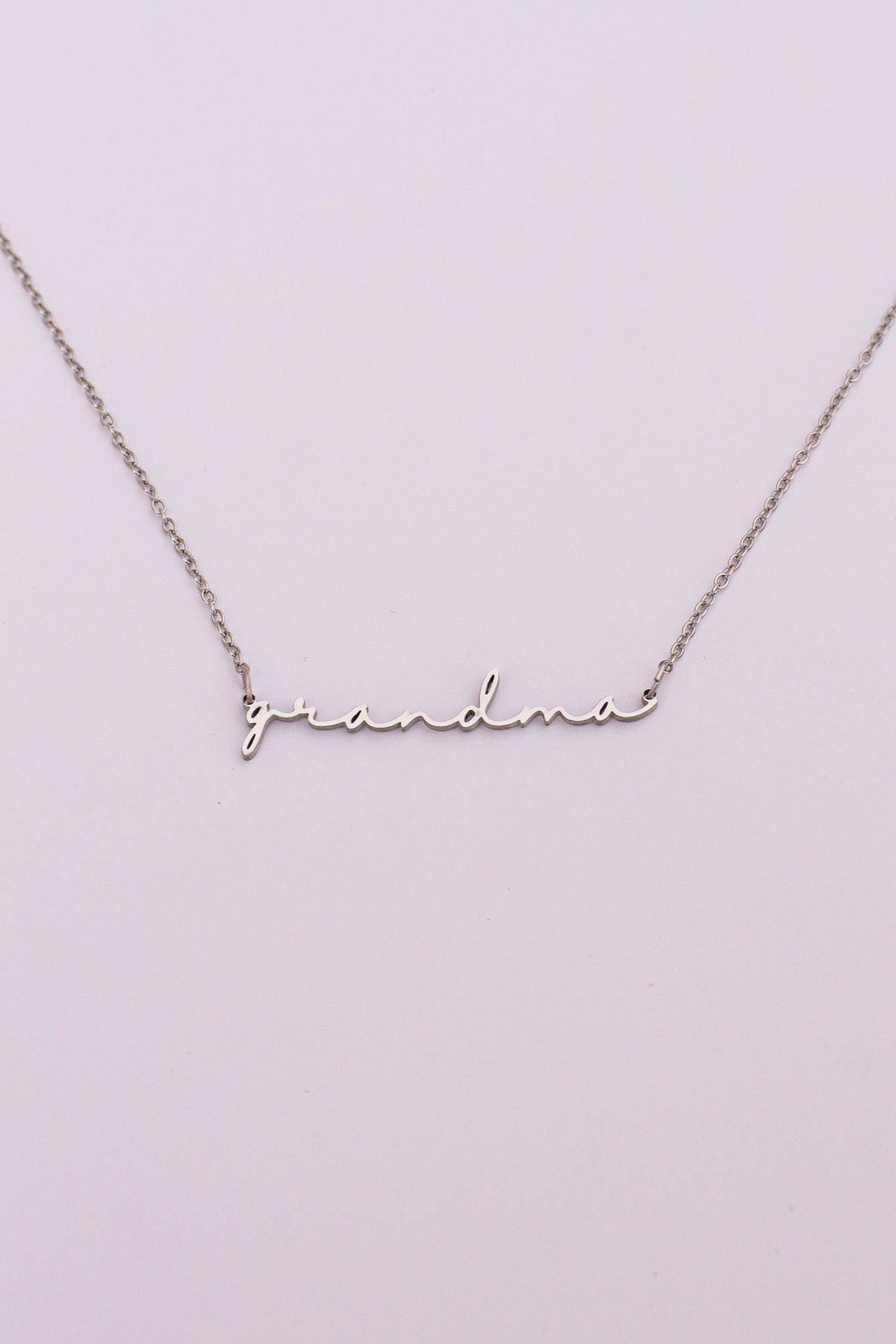 "Grandma" Necklace - Quarter Circle AK Boutique