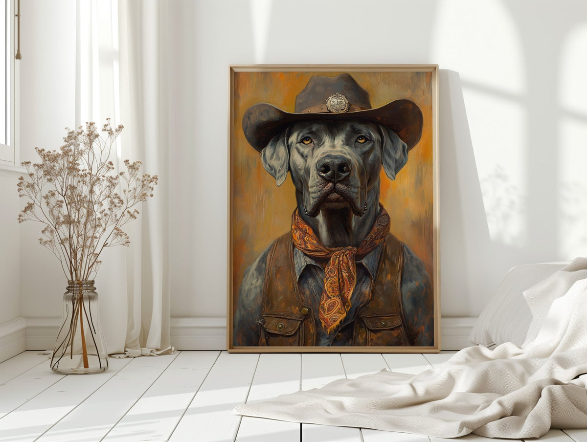 Great Dane of the Dustlands - Quarter Circle AK Boutique