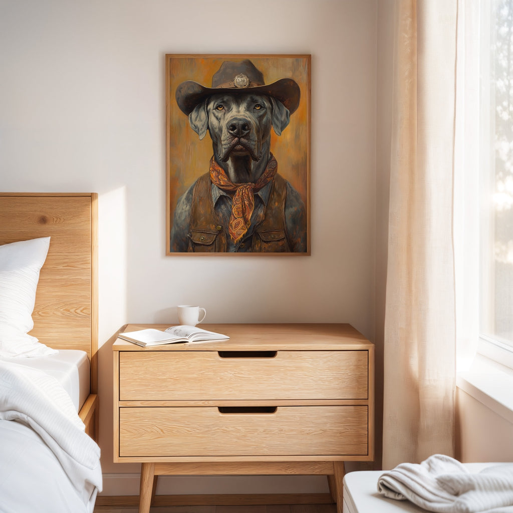 Great Dane of the Dustlands - Quarter Circle AK Boutique
