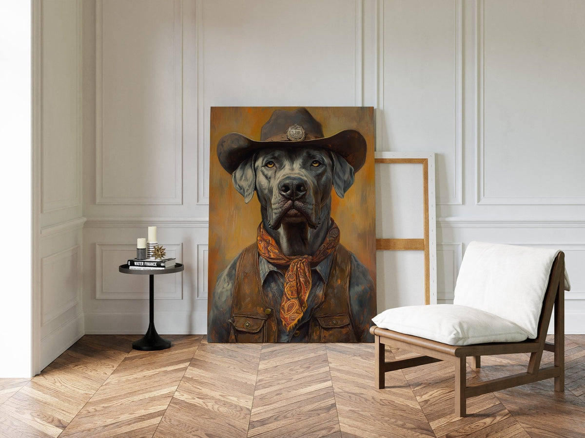 Great Dane of the Dustlands - Quarter Circle AK Boutique