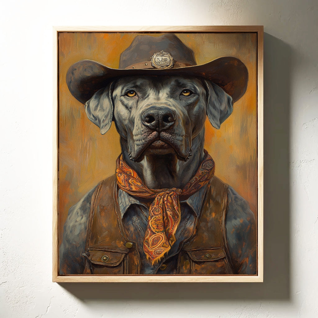 Great Dane of the Dustlands - Quarter Circle AK Boutique