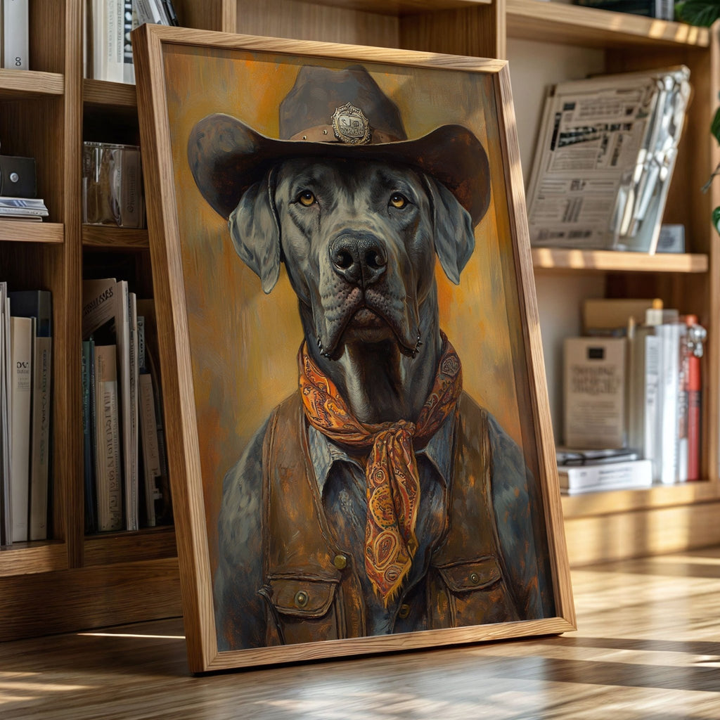 Great Dane of the Dustlands - Quarter Circle AK Boutique