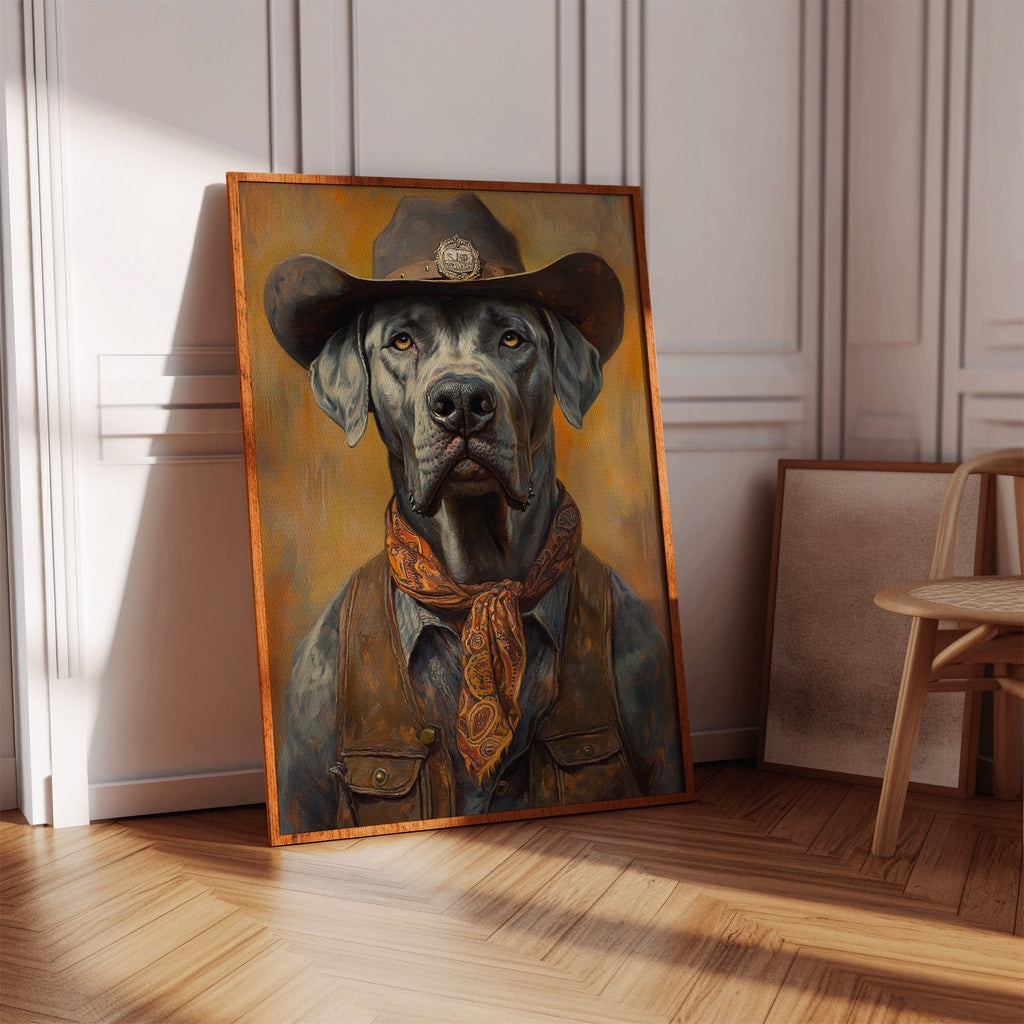 Great Dane of the Dustlands - Quarter Circle AK Boutique