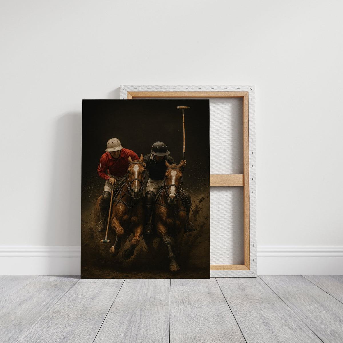 Grit & Grace – High-Speed Polo Match Wall Art - Quarter Circle AK Boutique