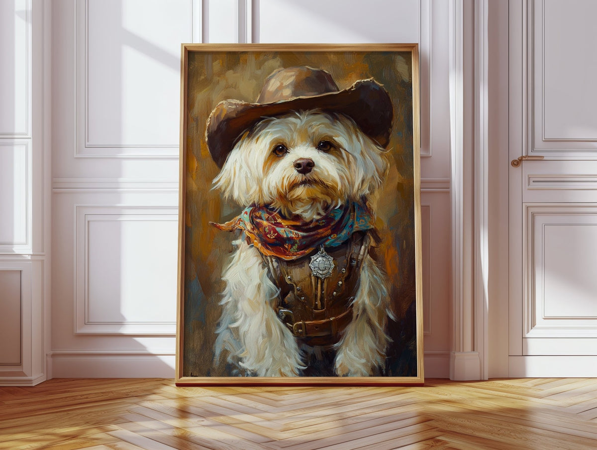 Havanese Western Outlaw - Quarter Circle AK Boutique