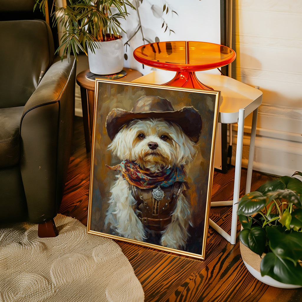 Havanese Western Outlaw - Quarter Circle AK Boutique