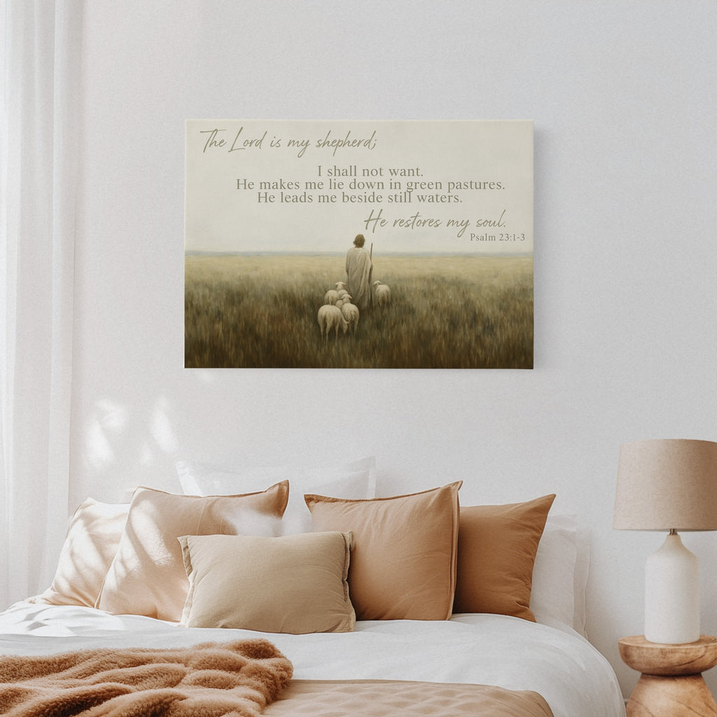 He Restores My Soul Psalm 23 - Quarter Circle AK Boutique