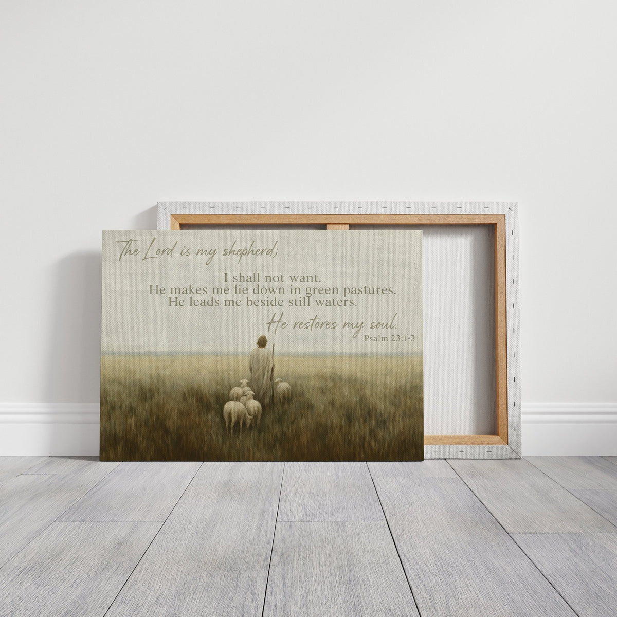 He Restores My Soul Psalm 23 - Quarter Circle AK Boutique