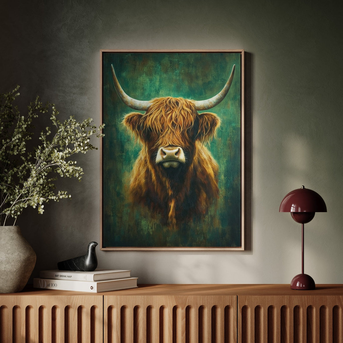 Highland Majesty in Emerald Light - Quarter Circle AK Boutique