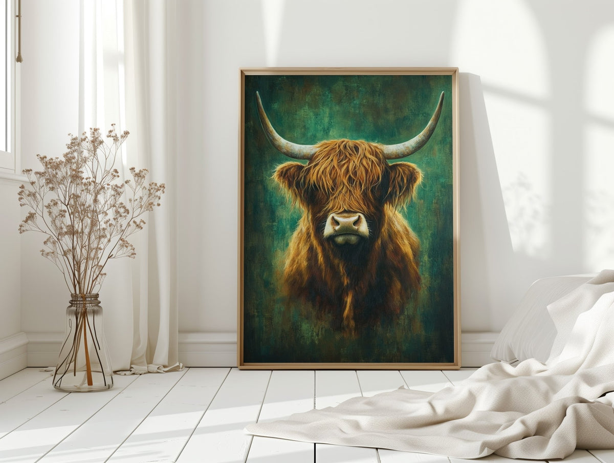 Highland Majesty in Emerald Light - Quarter Circle AK Boutique