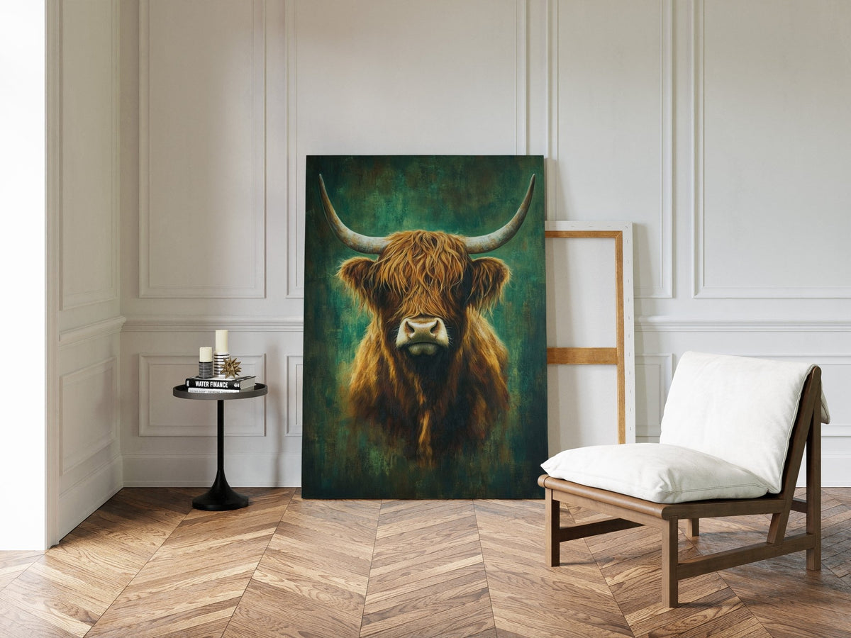 Highland Majesty in Emerald Light - Quarter Circle AK Boutique
