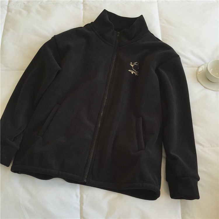 Hooded Sweatshirt Casual Thick Warm Loose Padded Jackets Coat - Quarter Circle AK Boutique