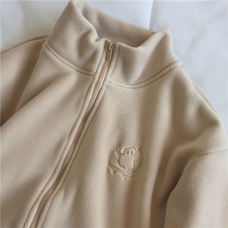 Hooded Sweatshirt Casual Thick Warm Loose Padded Jackets Coat - Quarter Circle AK Boutique
