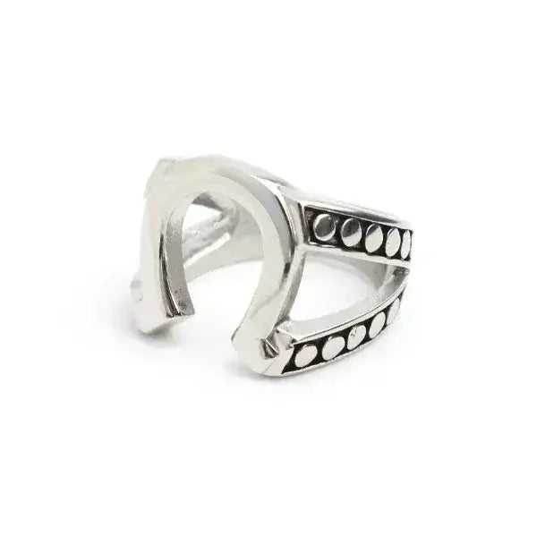 Horseshoe Stainless Steel Ring for Men, Western Jewelry
