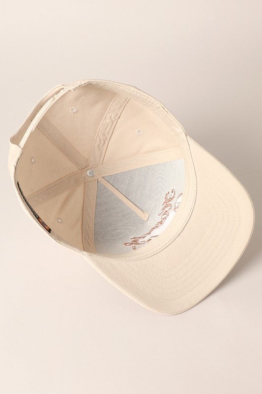 Howdy Darlin Embroidered Baseball Hat - Quarter Circle AK Boutique