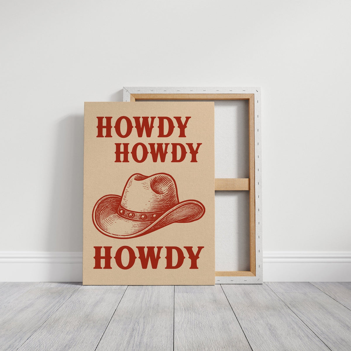 Howdy Howdy Western Hat Print - Quarter Circle AK Boutique