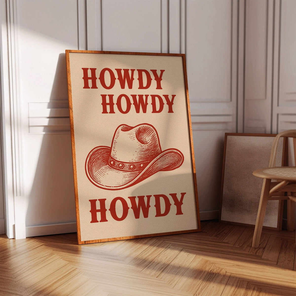 Howdy Howdy Western Hat Print - Quarter Circle AK Boutique