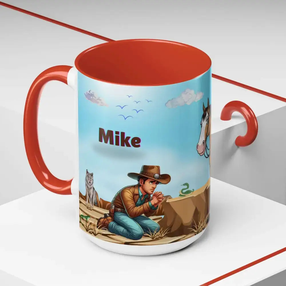 Humorous Cowboys Coffee Mug, Personalize Mugs, Western Cowboy Mug