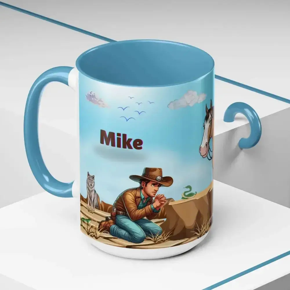Humorous Cowboys Coffee Mug, Personalize Mugs, Western Cowboy Mug