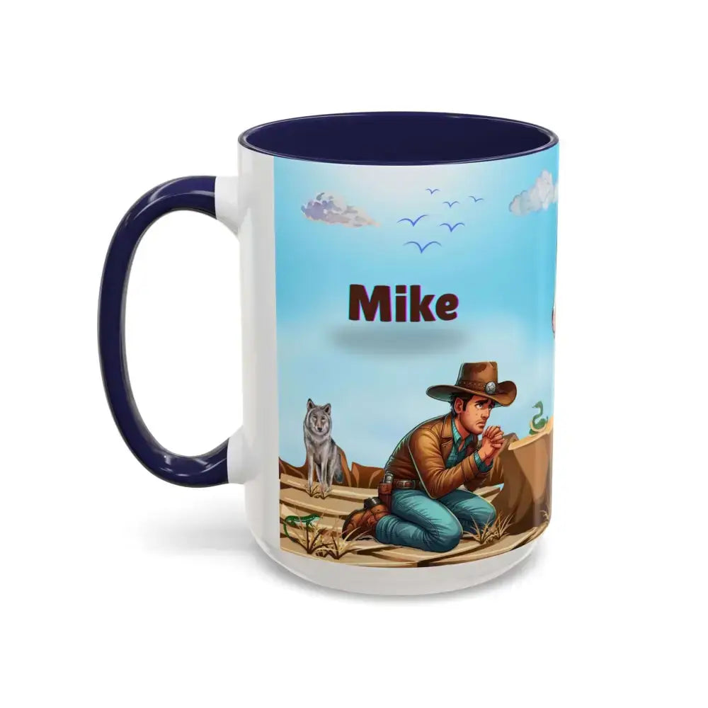 Humorous Cowboys Coffee Mug, Personalize Mugs, Western Cowboy Mug