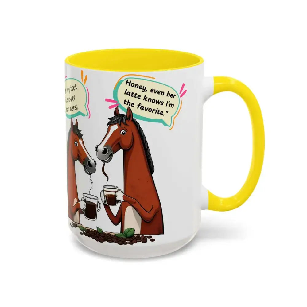 Humorous Horse Coffee Mug - Funny Gifts for Horse Lovers, 15oz