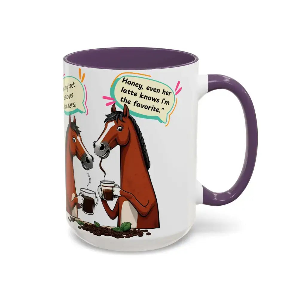 Humorous Horse Coffee Mug - Funny Gifts for Horse Lovers, 15oz