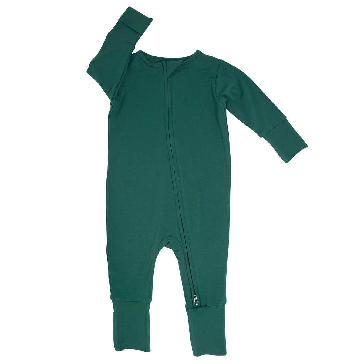 Hunter Green Convertible Romper - Quarter Circle AK Boutique