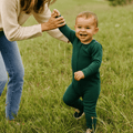 Hunter Green Convertible Romper - Quarter Circle AK Boutique