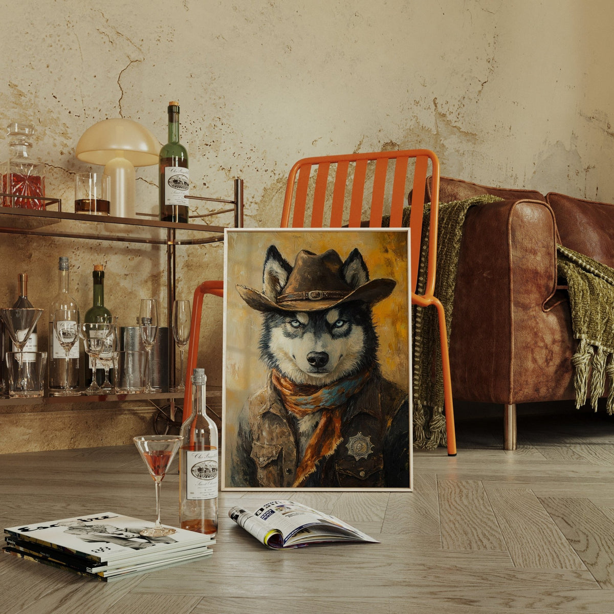 Husky Lone Howler of the West - Quarter Circle AK Boutique