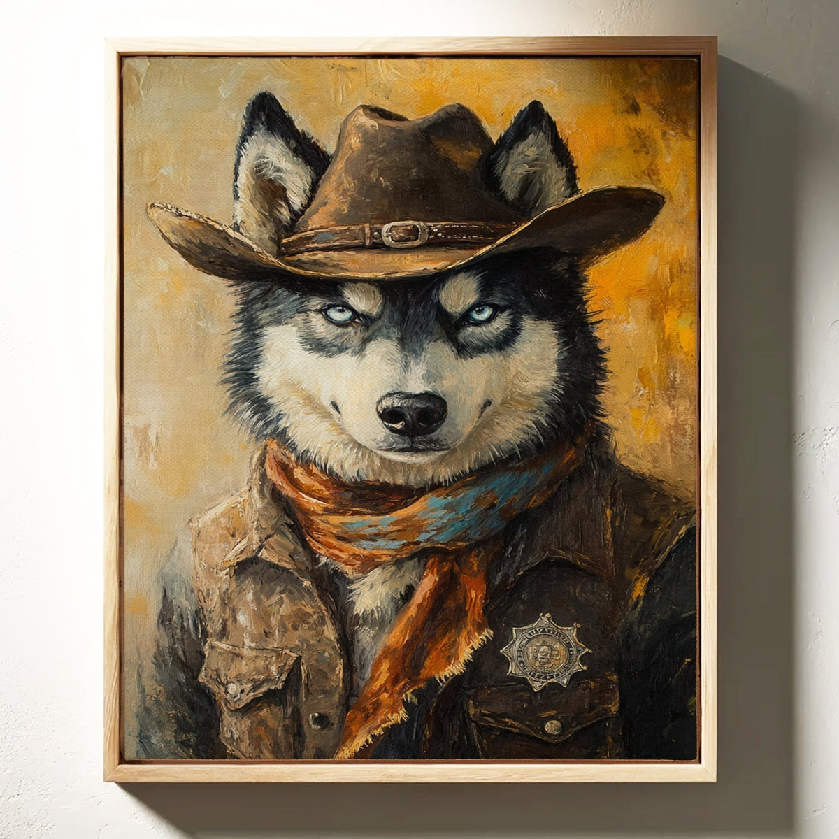 Husky Lone Howler of the West - Quarter Circle AK Boutique