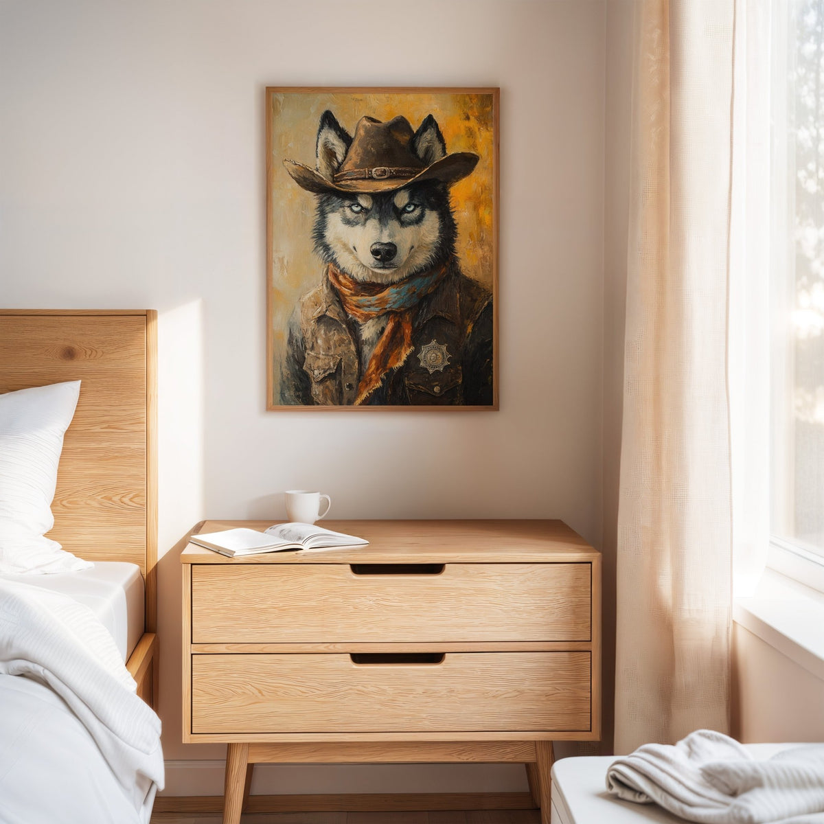 Husky Lone Howler of the West - Quarter Circle AK Boutique