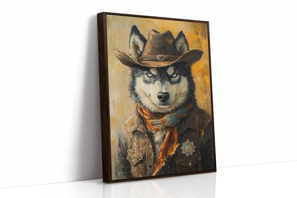 Husky Lone Howler of the West - Quarter Circle AK Boutique
