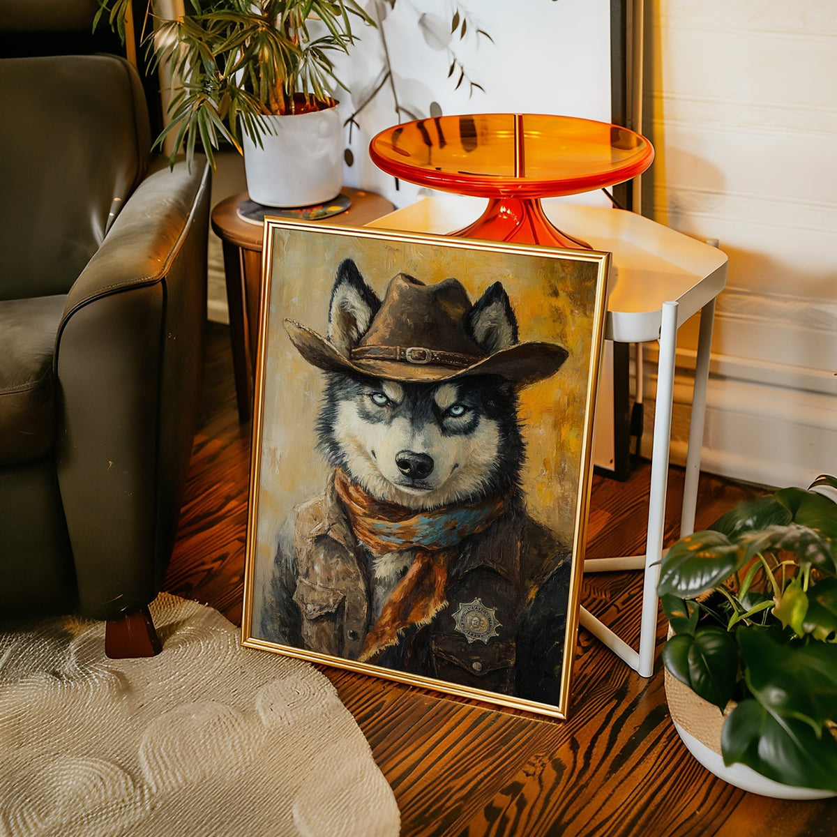 Husky Lone Howler of the West - Quarter Circle AK Boutique