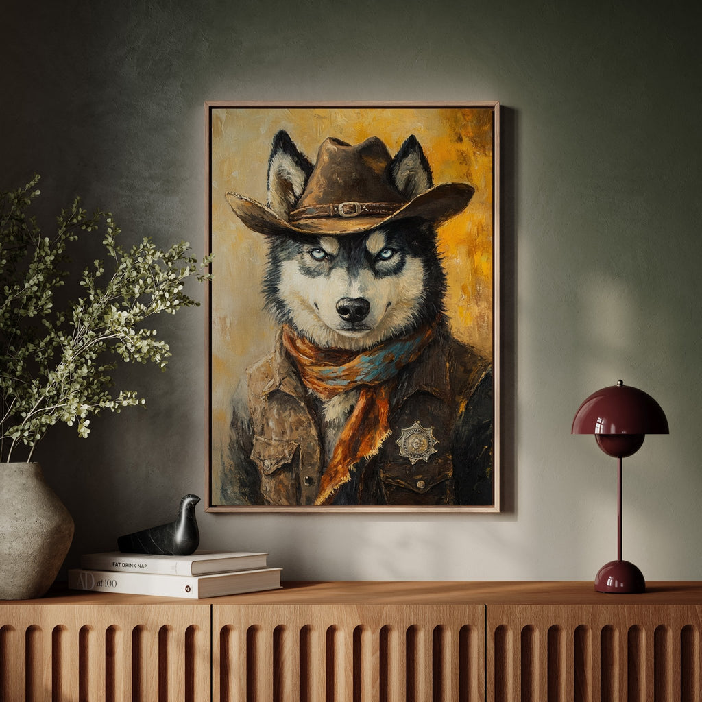Husky Lone Howler of the West - Quarter Circle AK Boutique