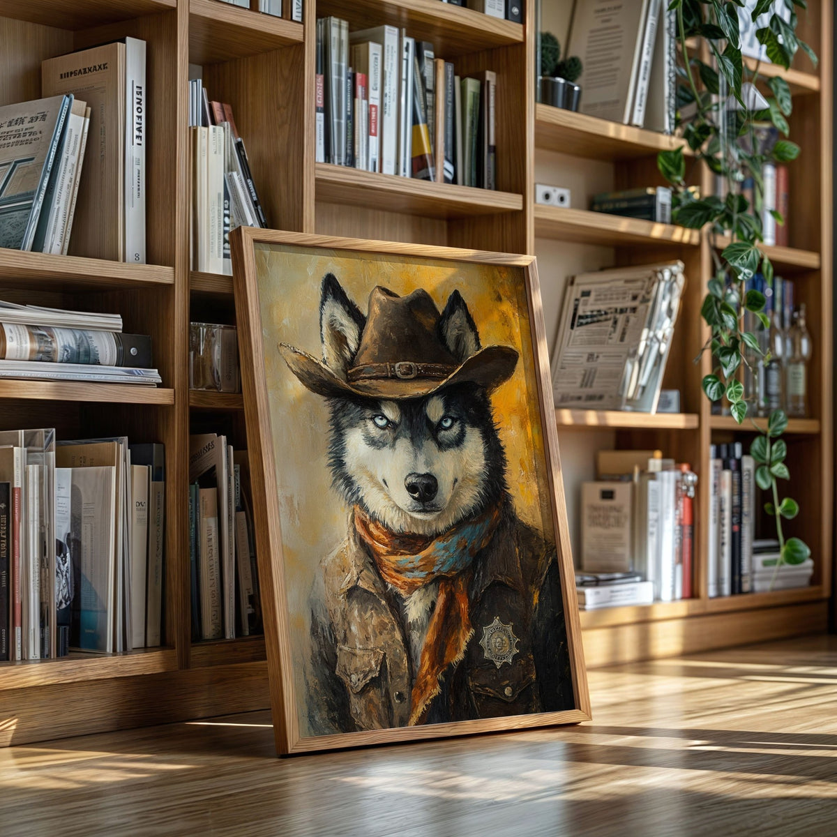 Husky Lone Howler of the West - Quarter Circle AK Boutique