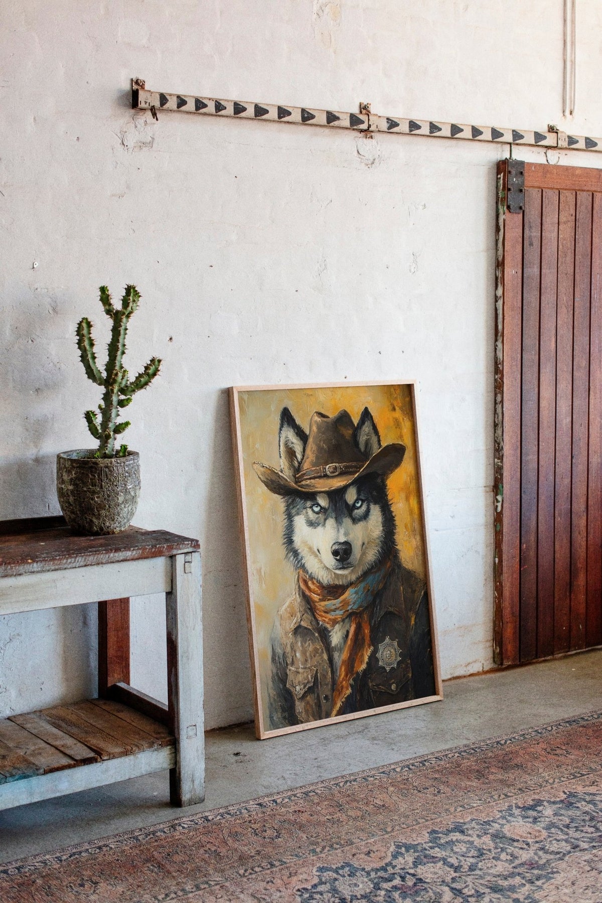 Husky Lone Howler of the West - Quarter Circle AK Boutique