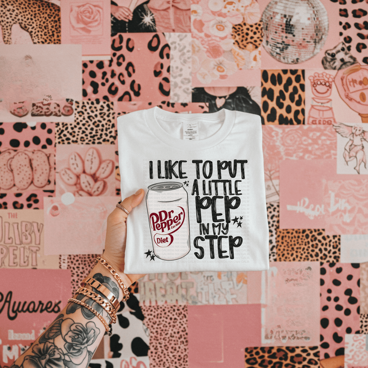 I like a little pep in my step DIET DP tee or sweatshirt - Quarter Circle AK Boutique
