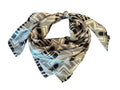 Silk Wild Rag Black and Silver Navajo Native Print by Double B Wild Rags
