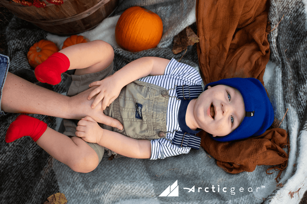 Infant Fleece Cap - Quarter Circle AK Boutique