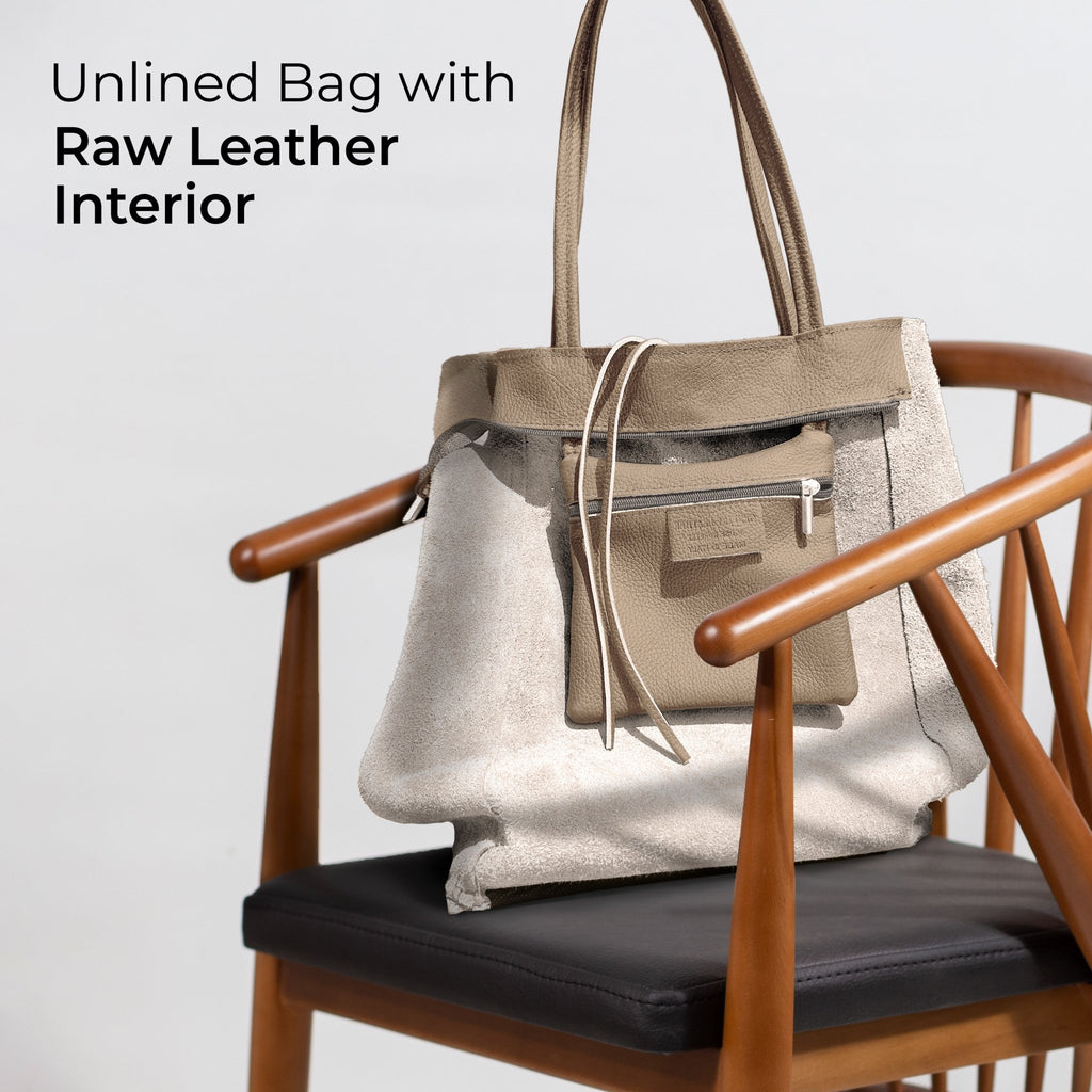 Italian Full-Grain Leather Tote Bag | Firenze - Quarter Circle AK Boutique