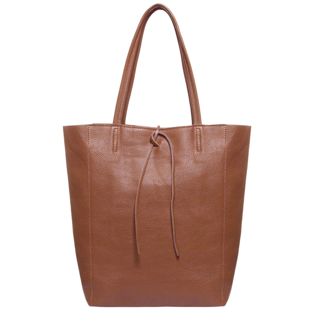 Italian Full-Grain Leather Tote Bag | Firenze - Quarter Circle AK Boutique