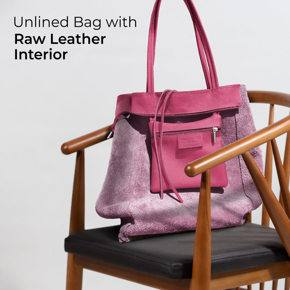Italian Full-Grain Leather Tote Bag | Firenze - Quarter Circle AK Boutique