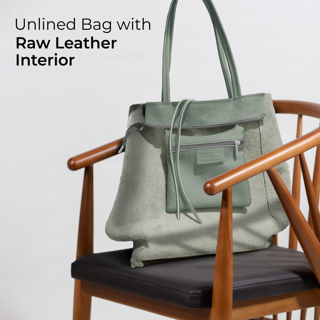 Italian Full-Grain Leather Tote Bag | Firenze - Quarter Circle AK Boutique