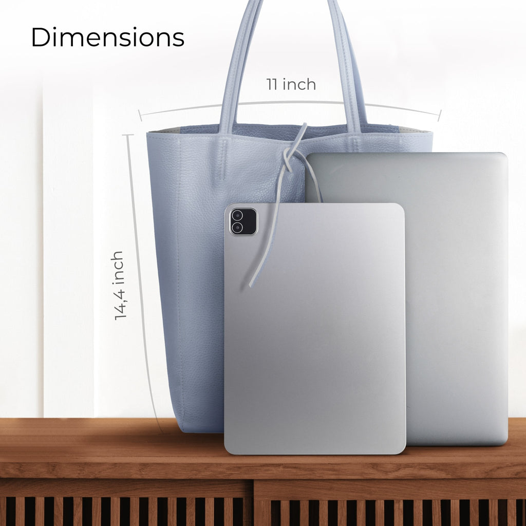 Italian Full-Grain Leather Tote Bag | Firenze - Quarter Circle AK Boutique